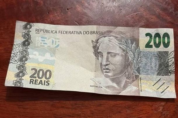 Comerciante recebe nota falsa de R$ 200 durante compra em Nova Esperança