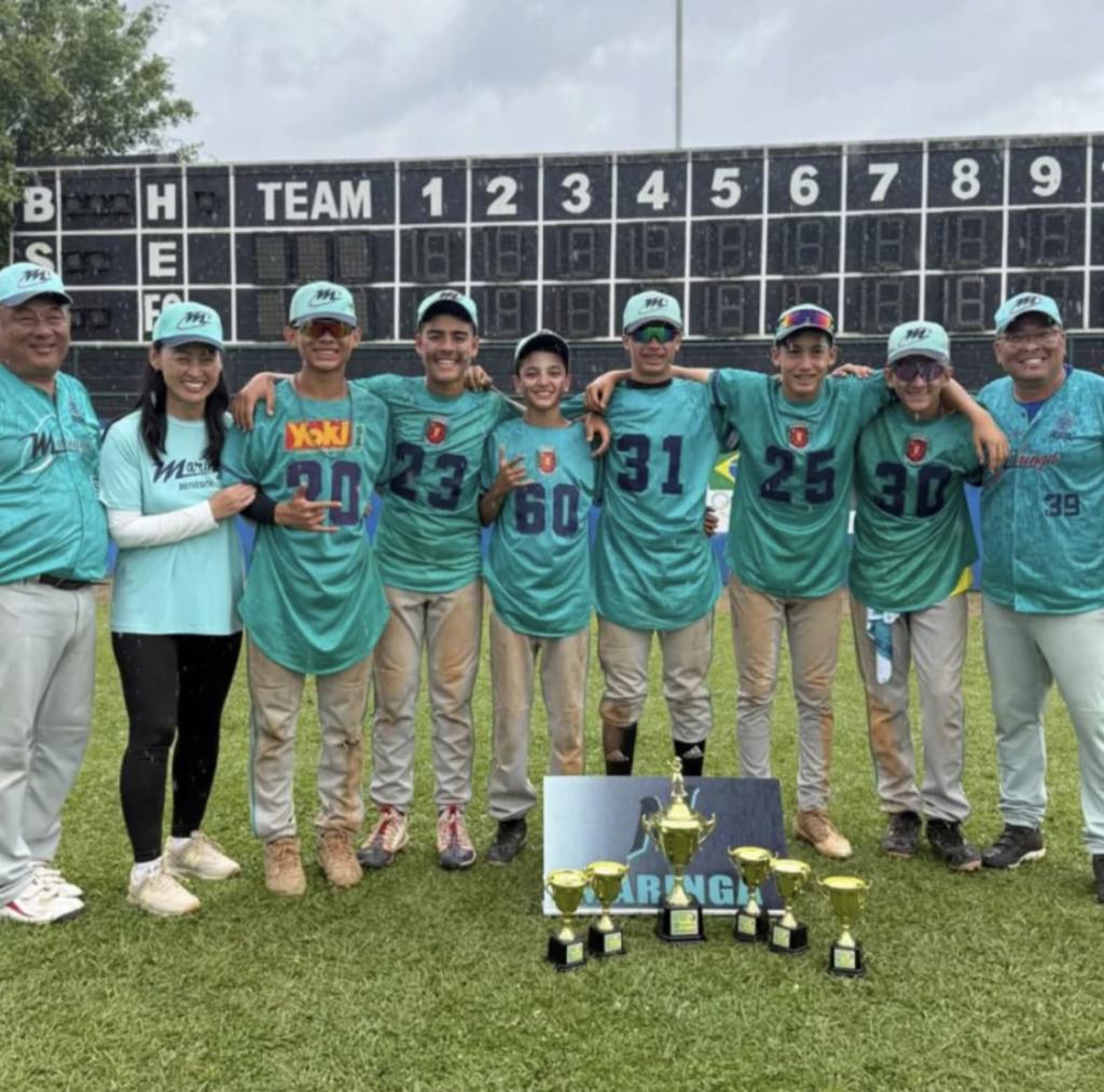 Seis atletas de Nova Esperança conquistam o Campeonato Brasileiro de Beisebol
