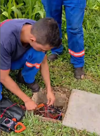 Furto de fiação deixa praça da Igreja Matriz no escuro em Nova Esperança